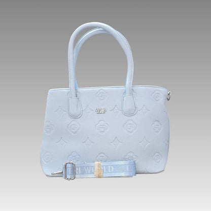 Borsa Debossed Monogram Coveri World Splendi