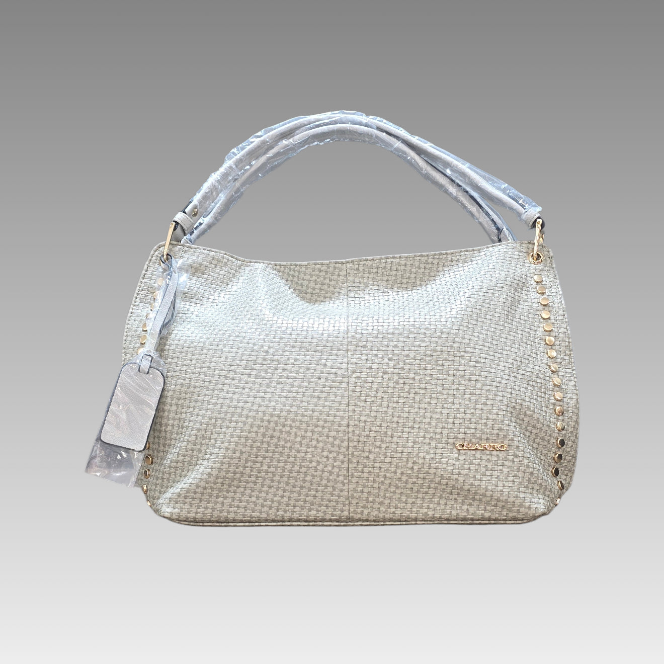 Borsa Effetto Intrecciato Con Borchie El Charro Splendi