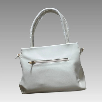 Borsa Effetto Rombo con Charm Fiore