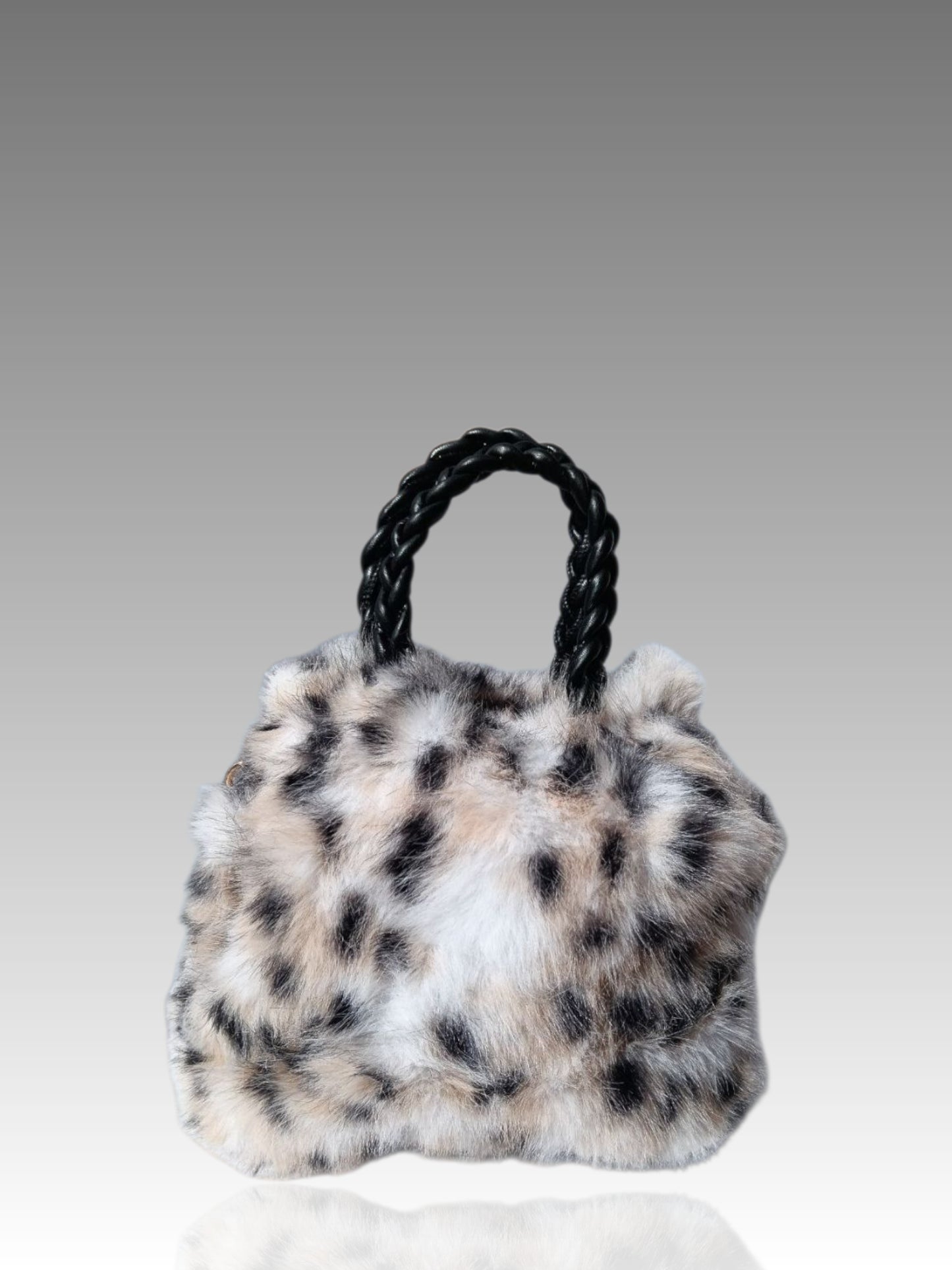 Borsa In Pelliccia Sintetica Baci E Abbracci Splendi