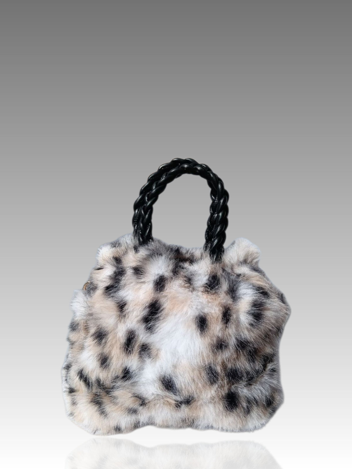 Borsa In Pelliccia Sintetica Baci E Abbracci Splendi
