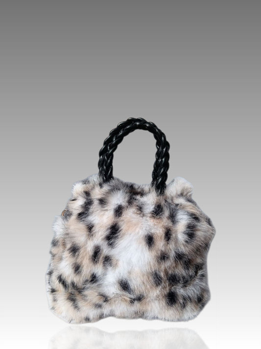 Borsa In Pelliccia Sintetica Baci E Abbracci Splendi