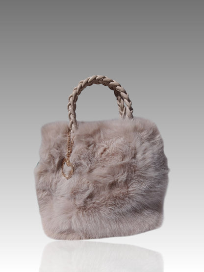 Borsa In Pelliccia Sintetica Baci E Abbracci Splendi