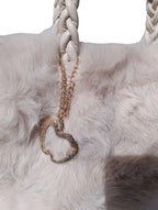 Borsa In Pelliccia Sintetica Baci E Abbracci Splendi