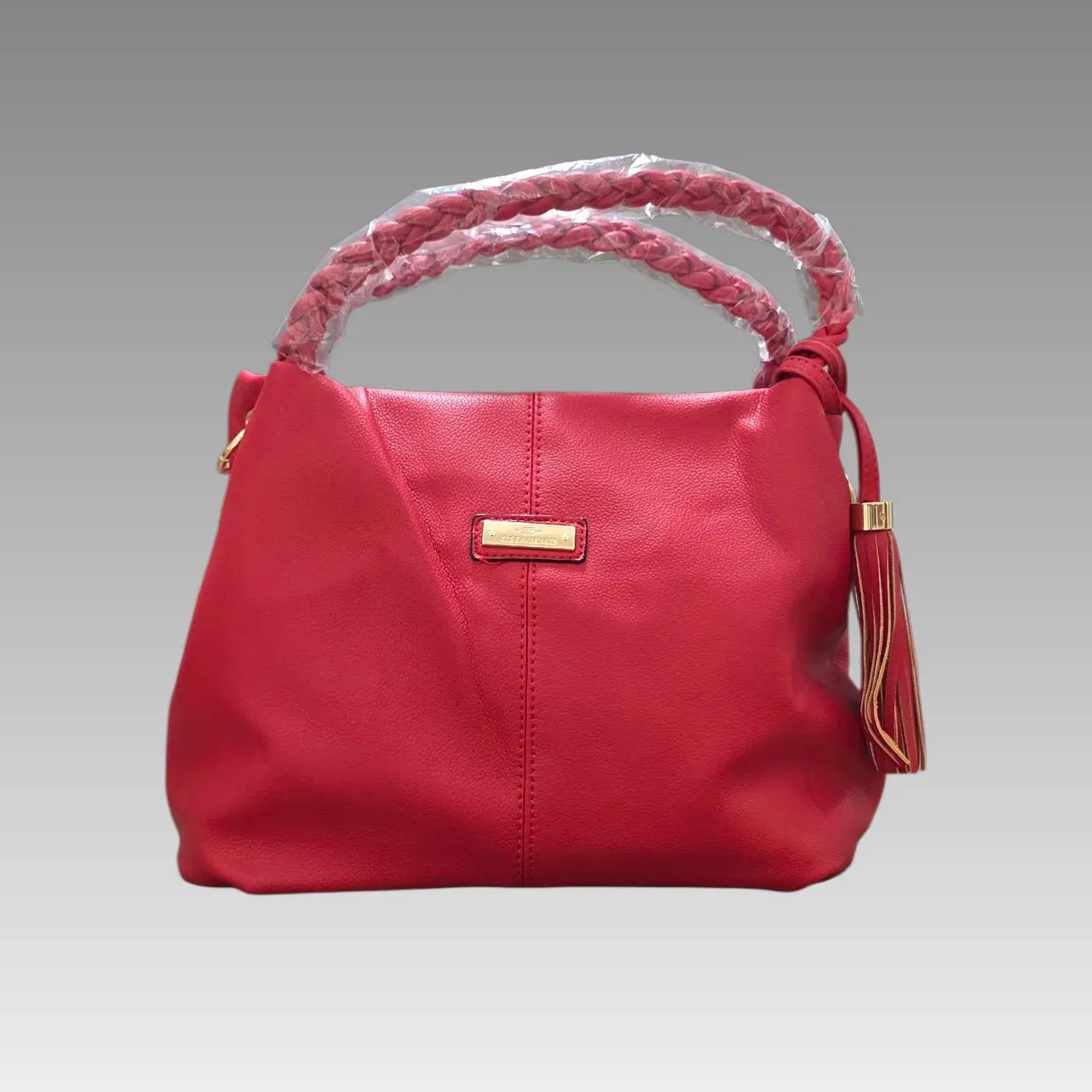 Borsa Martellata Manico Intrecciato El Charro Splendi