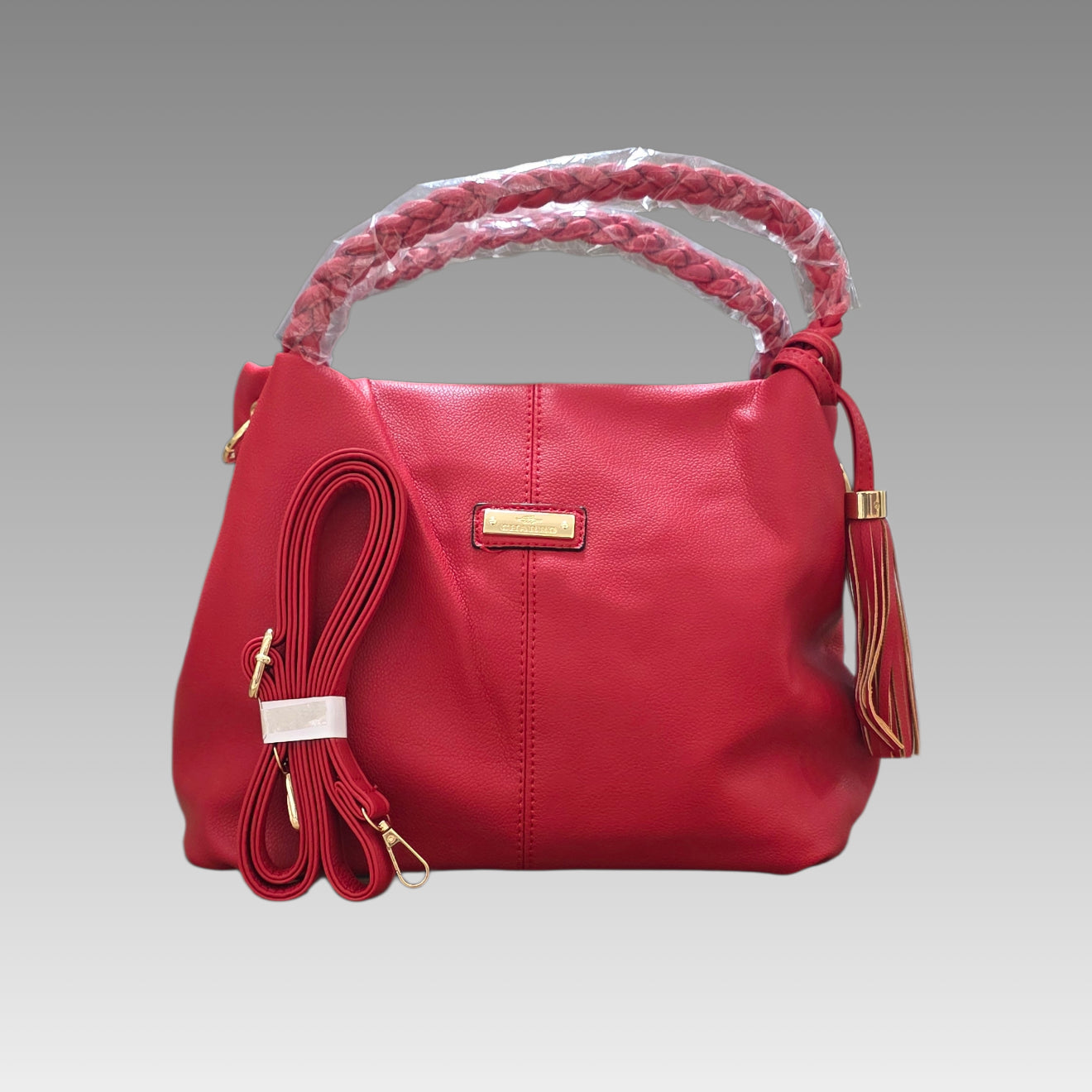 Borsa Martellata Manico Intrecciato El Charro Splendi