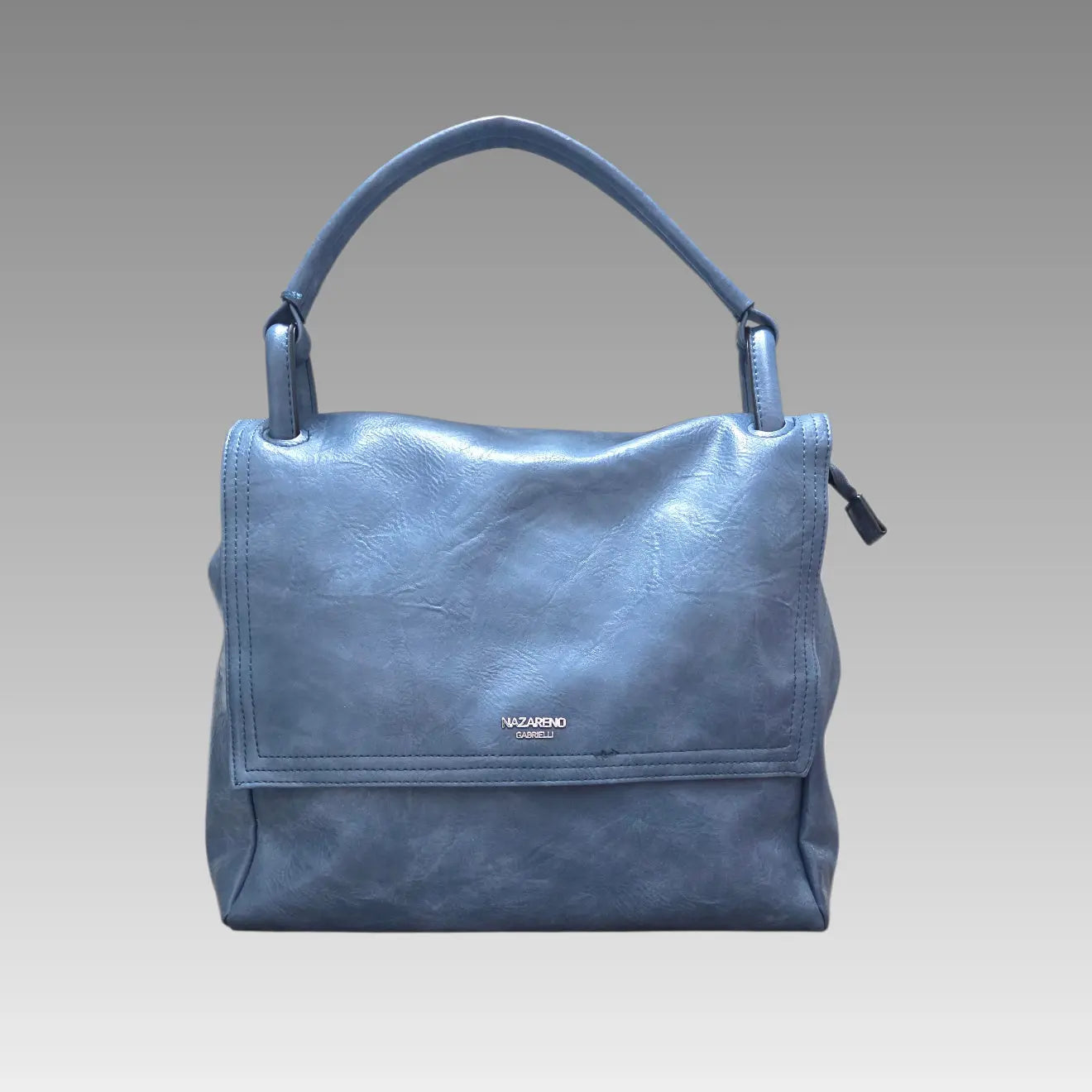 Borsa Vintage Blu Jeans Nazareno Gabrielli Splendi