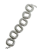 Bracciale Cerchi Squadrati Silver Splendi