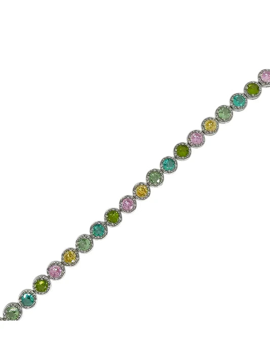 Bracciale Rainbow Pastello Silver Splendi