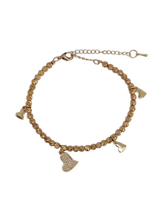 Bracciale Sfere Milleluci Cuore Rose Gold Splendi