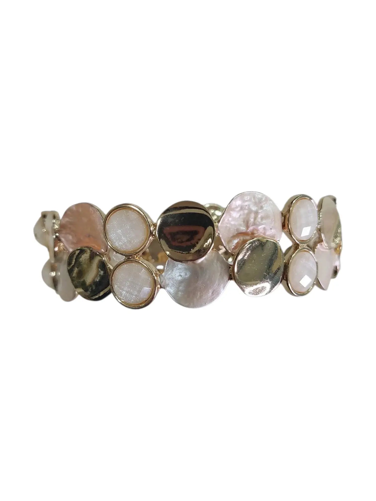 Bracciale Smalti Satin Dischi Iridescenti Splendi
