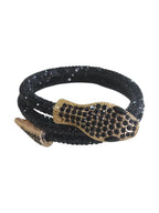 Bracciale Snake Strass Verde Smeraldo Splendi