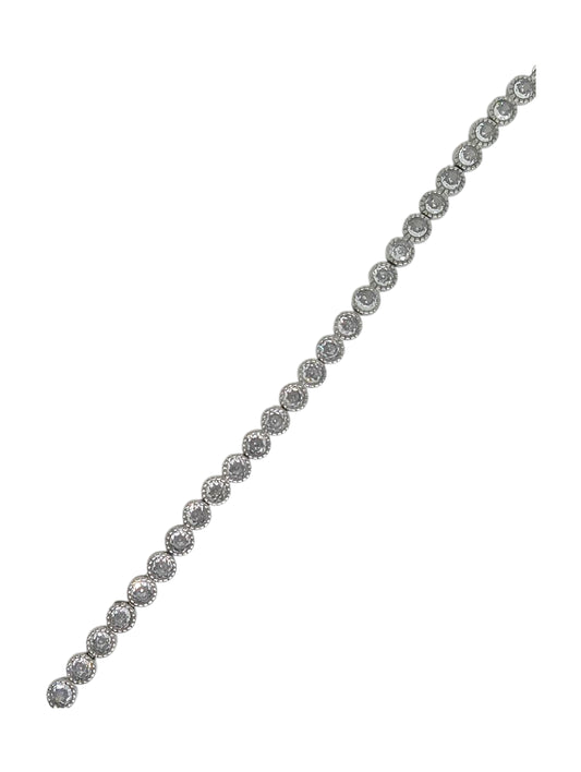 Bracciale Tennis Tondo Silver