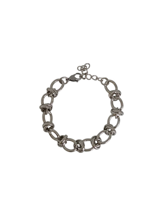 Bracciale Maglia Nodo Silver e Gold