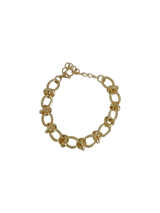 Bracciale Maglia Nodo Silver e Gold