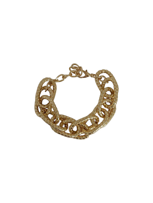 Bracciale Maglia Ancoraggio Gold