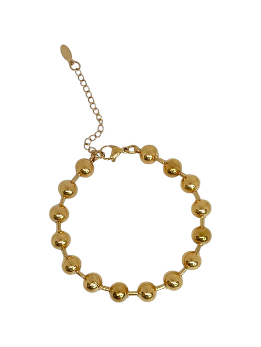 Bracciale Sfere e Distanziatori Gold