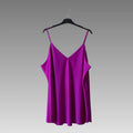 Satin Camisole with V-Neck