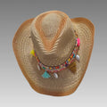Sombrero de cowboy con conchas