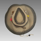 Sombrero de cowboy con conchas