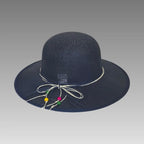 Sombrero de sol con efecto de paja calada