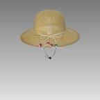 Sombrero de sol con efecto de paja calada