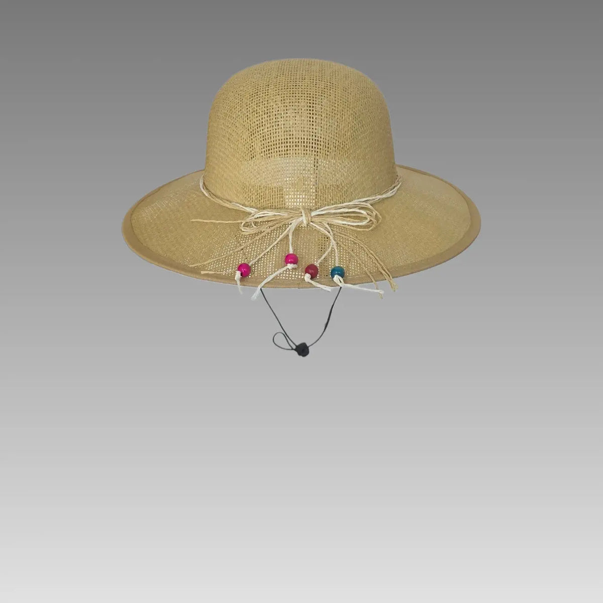 Sombrero de sol con efecto de paja calada