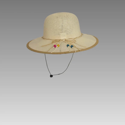 Cappello Da Sole Effetto Paglia Traforata