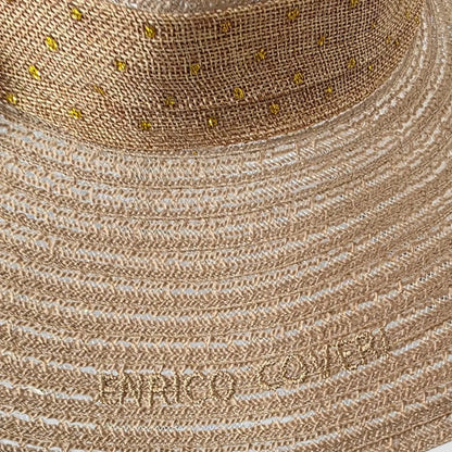 Cappello Da Sole Con Fiocco Luminoso Enrico Coveri