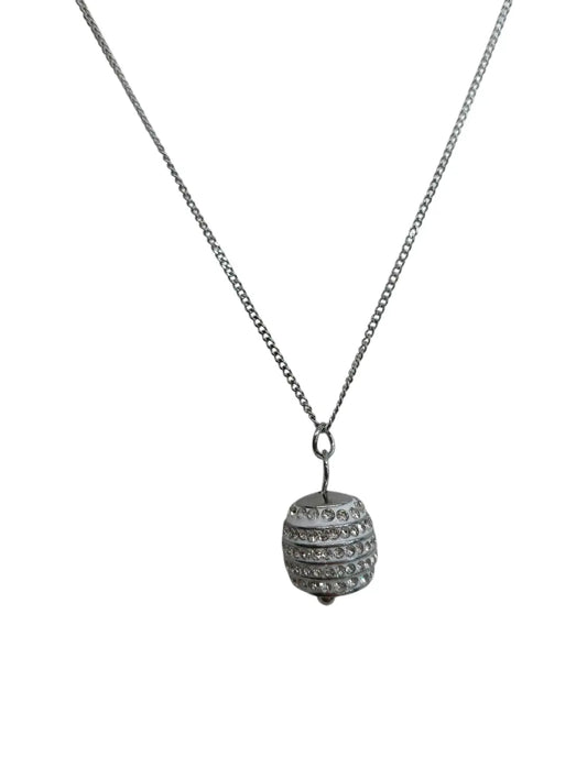 Collana Campanella Pavé Silver Splendi