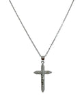 Collana Croce Pavé con Crocefisso Splendi