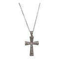 Collana Croce di Malta Allungata Pavé Silver Splendi