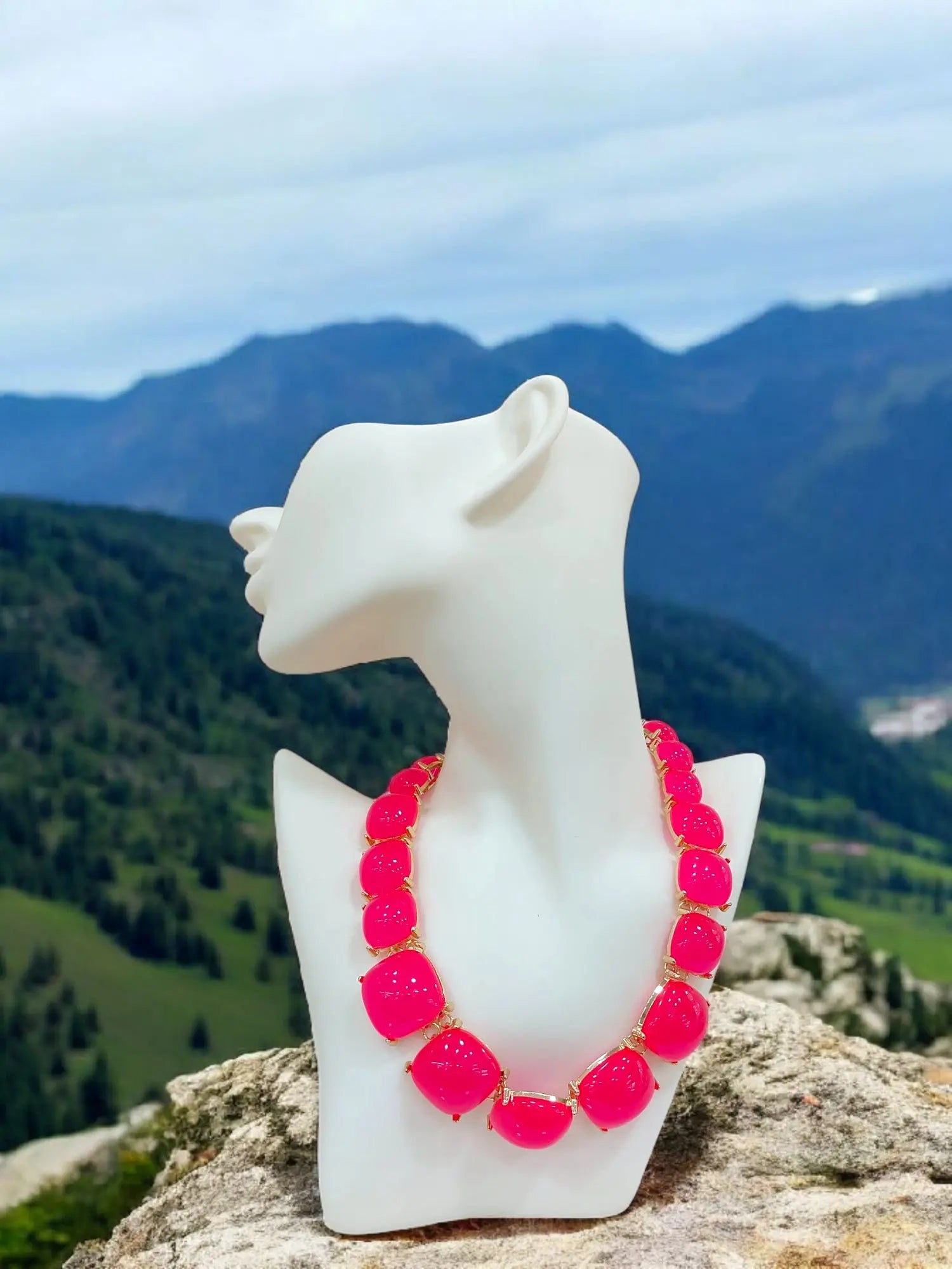 Collana Cubi Fluo Splendi