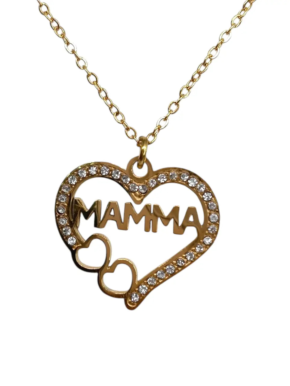 Collana Cuore Traforo Mamma Gold Splendi