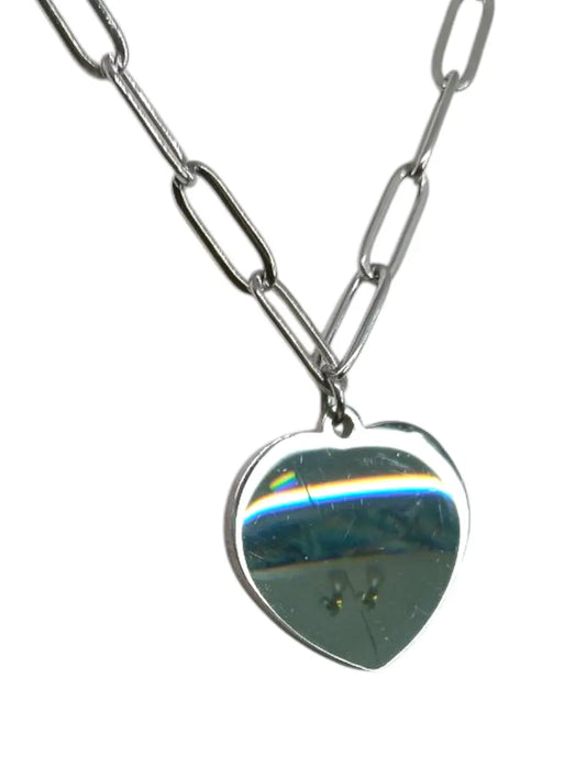 Collana Cuore e Madonnina Sacra Splendi