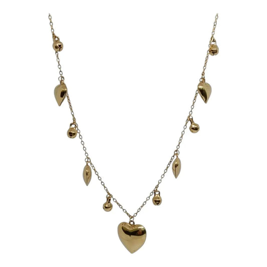 Collana Cuori e Campanelle Sonaglio Splendi