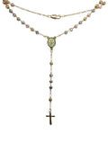 Collana Del Rosario Bicolore Sfere Lisce Splendi
