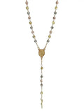 Collana Del Rosario Lavorata In 3 Colori Splendi