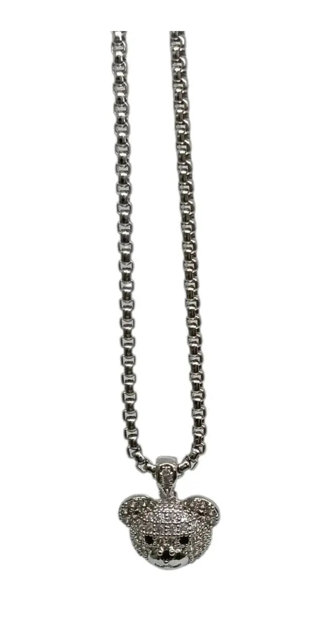 Collana Mini Teddy con Zirconi Splendi