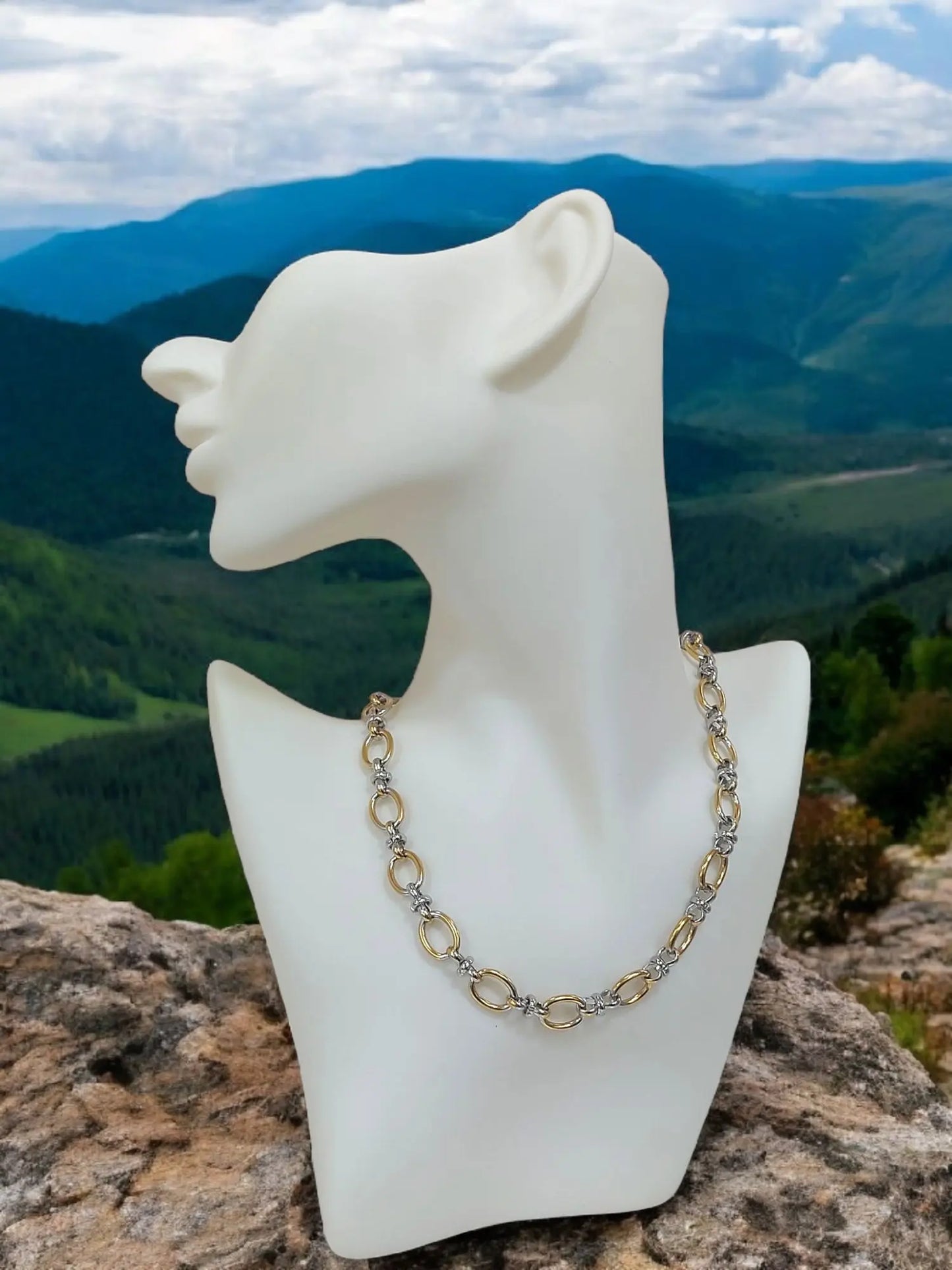 Collana Nodo Bicolor Splendi