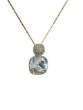 Collana Riflessi Gold con Cristallo Bianco Brillante Splendi