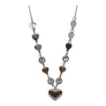 Collana Silver con Cuori e Punti Luce Splendi