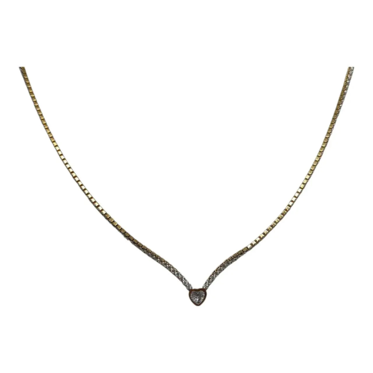 Collana Tennis Heart Splendi