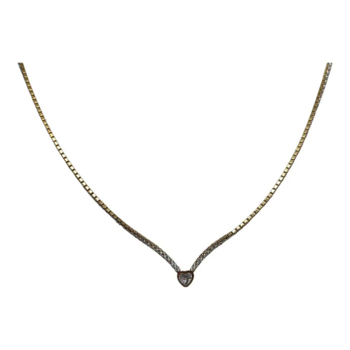 Collana Tennis Heart Splendi