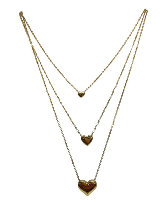 Collana Tre Cuori Degradé Splendi