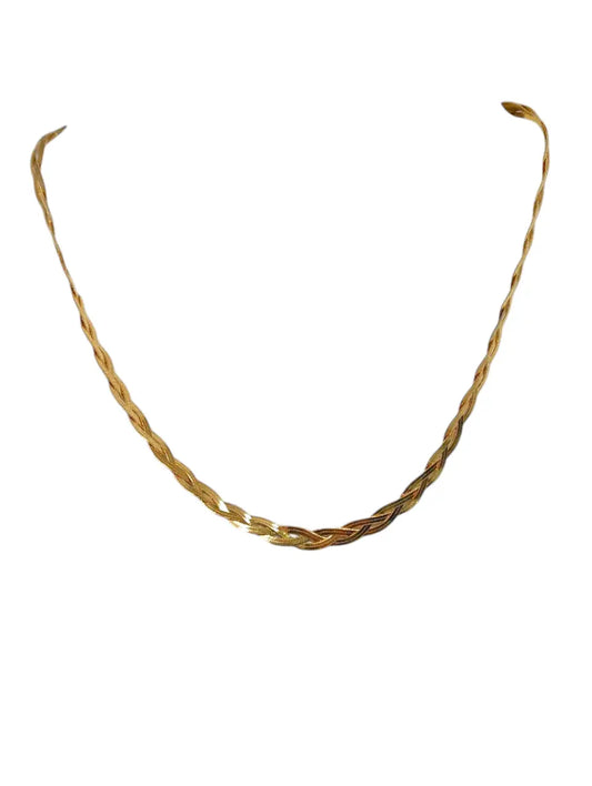 Collana Treccia Gold Splendi