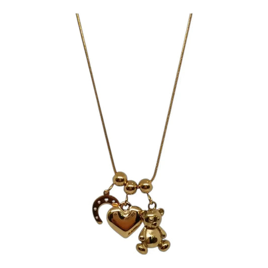 Collana Tris con Teddy Splendi