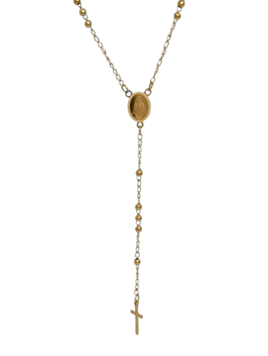 Collana Del Rosario Con Sfere Sfaccettate