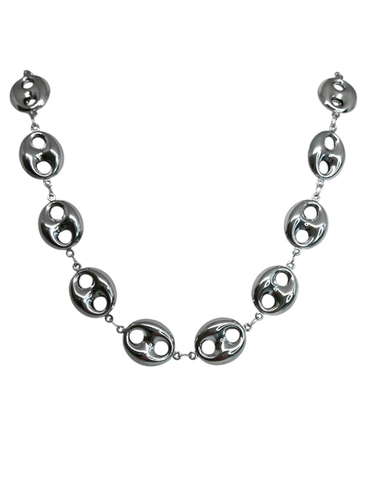 Collana Chocker Maglia Marina