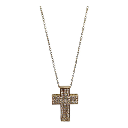 Collana Croce Modello Doriano Gold